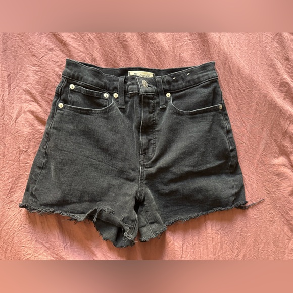 Madewell Pants - Madewell Black Demin Shorts